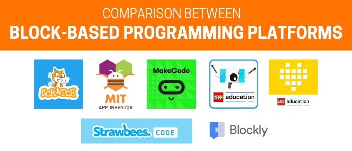不同基于块的编程平台之间的比较