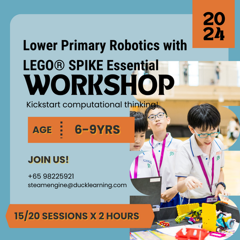 Lower Primary Robotics with LEGO® SPIKE Essential Workshop | Competition Training - STEAM ENGINE