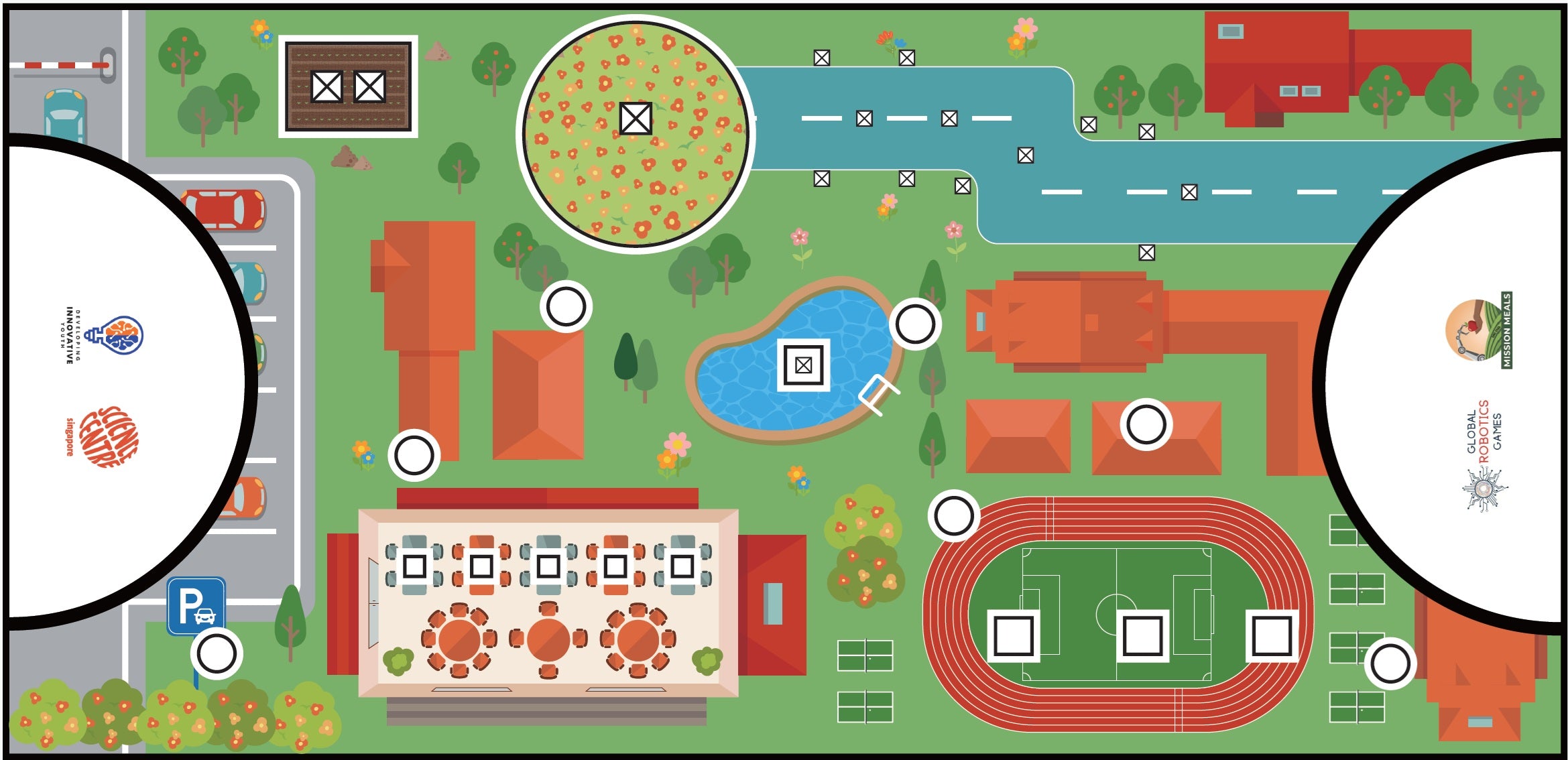 Lower Primary Playfield, Size of playfield: ~2360mm by ~1420mm (PREORDER)