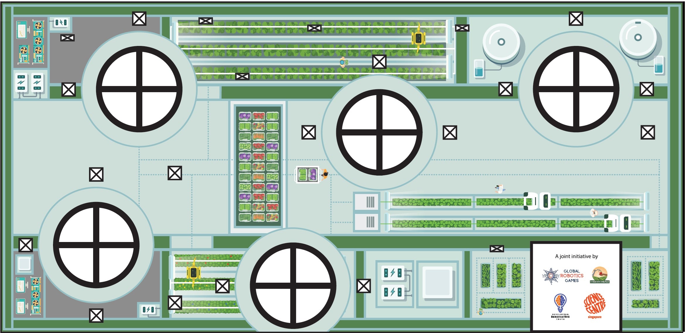 Upper Primary & Secondary Playfield, Size of playfield: ~2360mm by ~1420mm (PREORDER)