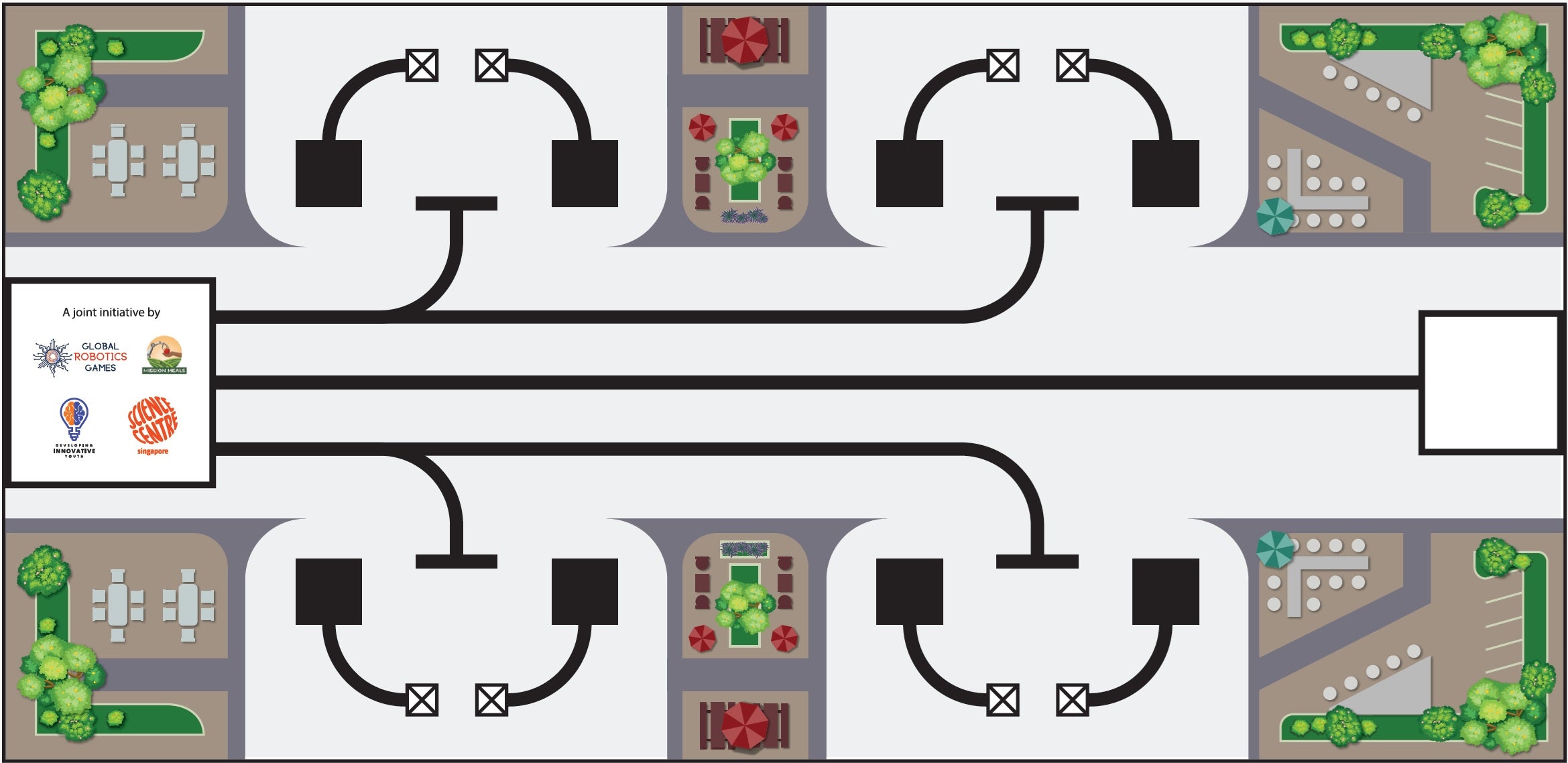 Tertiary Playfield, Size of playfield: ~2360mm by ~1420mm (PREORDER)