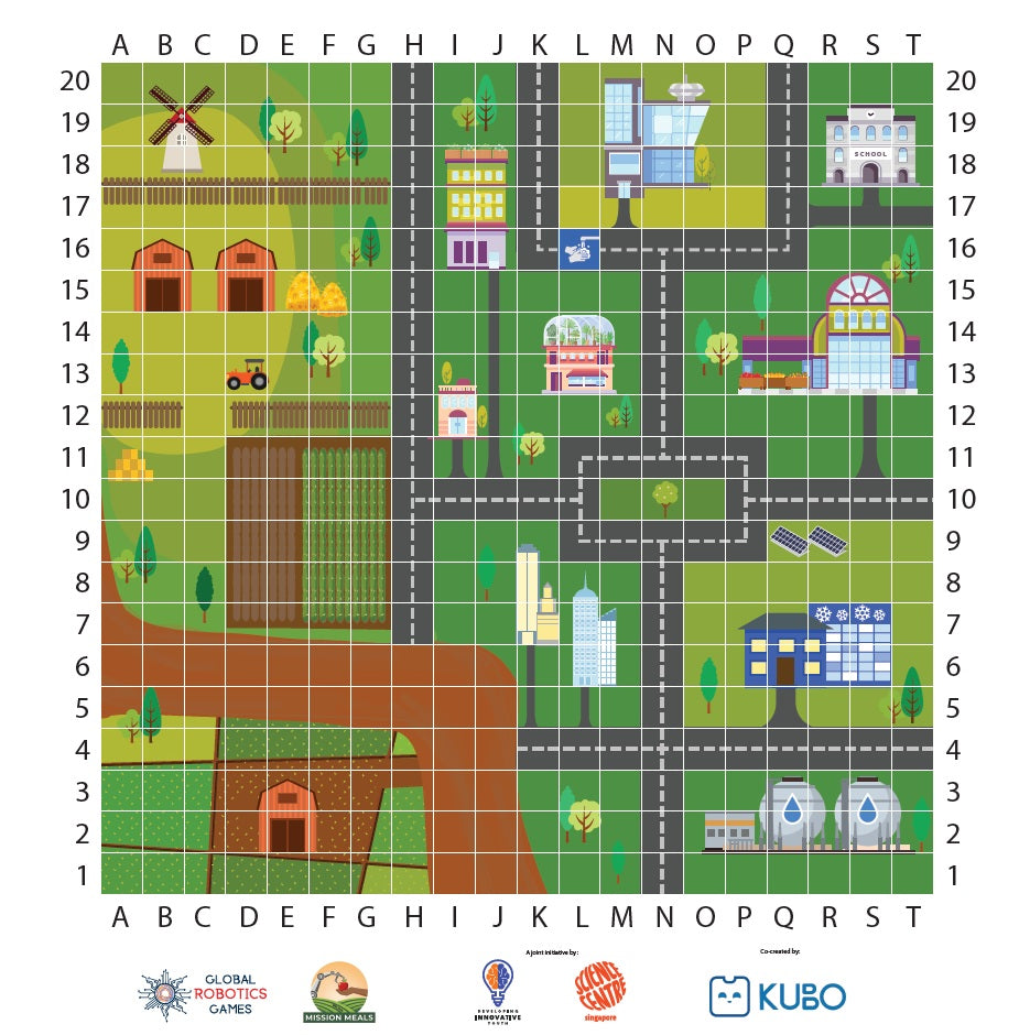 Pre-School (KUBO) - Playfield, Size of playfield: 1000mm by 1000mm (PREORDER)