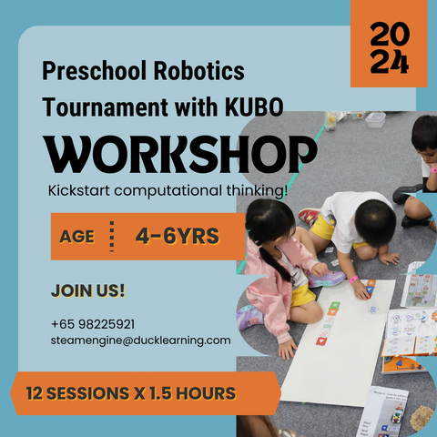 Preschool Robotics Tournament with KUBO Workshop | Competition Training - STEAM ENGINE
