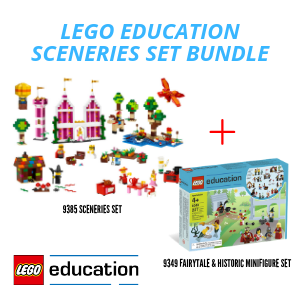 LEGO® Education Sceneries Set Fairytale and Historic Minifigure Bundle (9349 - 9385)