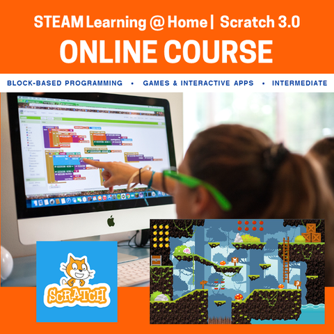 Coding with Scratch 3.0 Intermediate Online Course